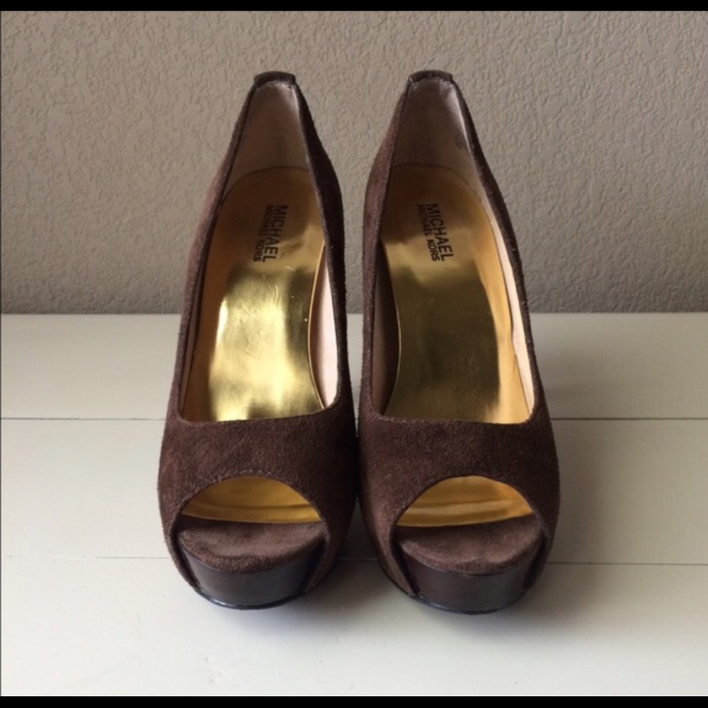 Michael Kors “Peep Toe” Heels